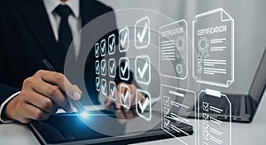 Certification approval quality control compliance standards checklist audit assessment verification process system