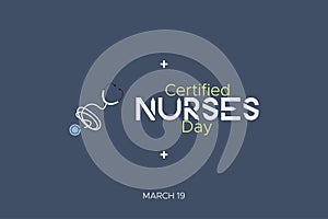 Certified Nurses Day is celebrated annually on March 19 worldwide, it is the day when nurses celebrate their nursing certification photo