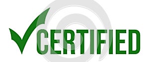 Certified Stamp with Check Icon