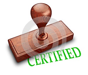 Certified stamp