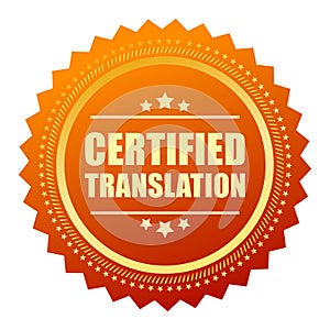 Certified translation gold seal