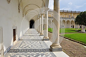 Certosa di San Martino, Naples - Napoli, Italy. Inner cloister photo