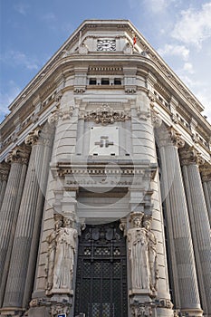 Cervantes Institute Building headquarters. Madrid, Spain