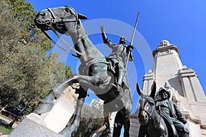 Cervantes monument, Madrid