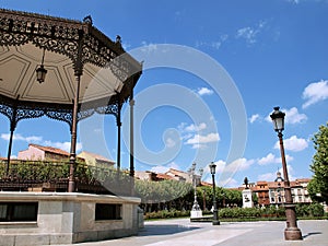 Cervantes Square from Alcala photo