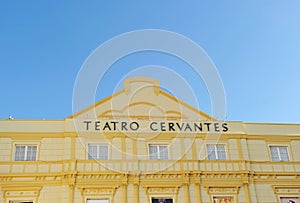 Cervantes theater, Malaga, Spain photo