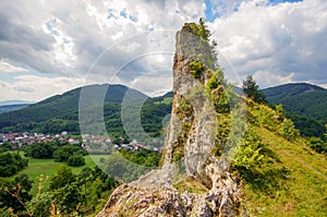 Cerveny Kamen cliff