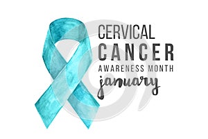 Cervical cancer awareness month banner photo