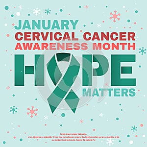 Cervical cancer concept photo