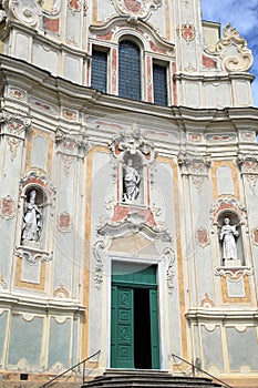 Cervo church in Italy