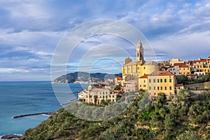 Cervo - medieval hilltop town, Liguria, Italy