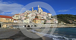 Cervo - medieval hilltop town in Liguria, Italy