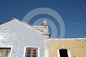 CerÃÂ¢mic tiles construction in Chipar de Cima Anadia Aveiro Portugal photo