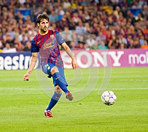 Cesc Fabregas in action