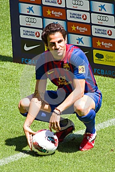 Cesc Fabregas of FC Barcelona