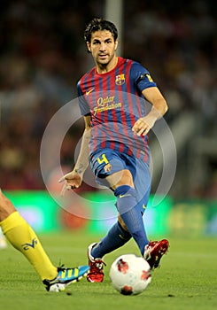 Cesc Fabregas of FC Barcelona