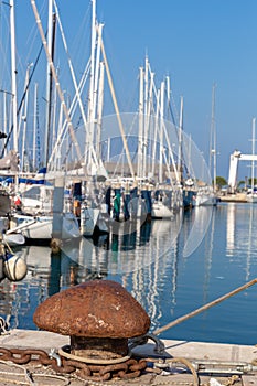 Cesenatico fishing village on the Adriatic Sea famous for its fish restaurants Romagna Romagna