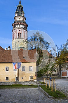 Cesky Krumlov catle, UNESCO site, Southern Bohemia, Czech Republic