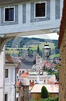 Cesky Krumlov scenic view