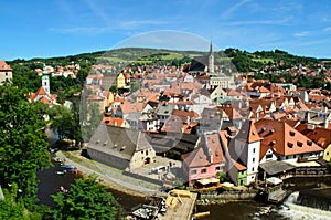 Cesky Krumlov town