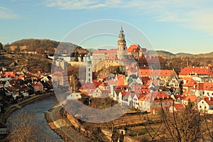 Cesky Krumlov in winter