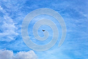 Cessna in the air, Guadeloupe, Caribbean