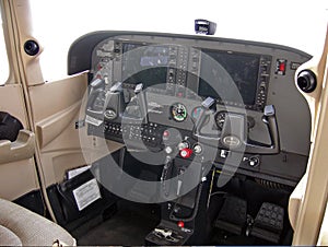 Cessna model 172R cockpit