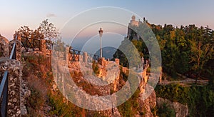 Cesta fortress in San Marino photo