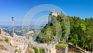 The Cesta tower of San Marino photo