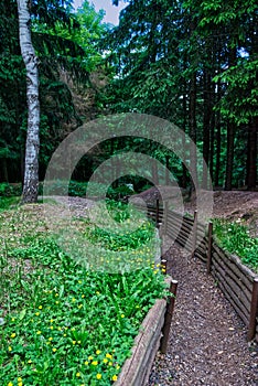 Trenches near Stachelberg Artillery Fort photo