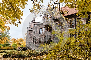 Cesvaine castle in Autumn, Latvia