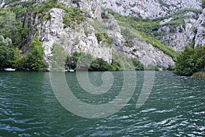 Cetina river near Omis, Croatia.