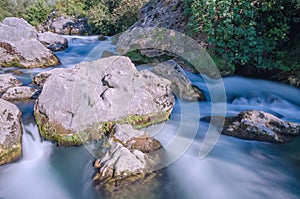 Cetina waterfall, wild river, Croatia, Omis, Makarska