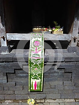 The prayer place in Ceto temple photo