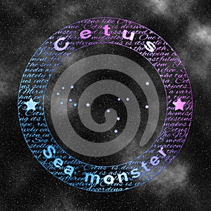 Cetus Constellation, Whale Constellation