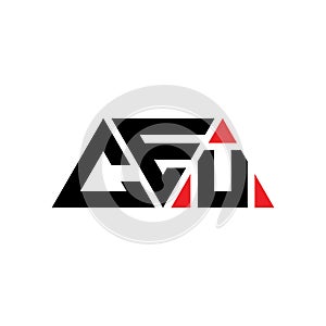 CEU triangle letter logo design with triangle shape. CEU triangle logo design monogram. CEU triangle vector logo template with red