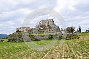 Ceuro castle in Castellar de la Ribera Solsones Spain. photo