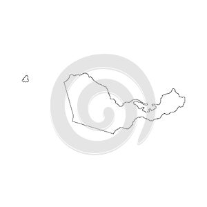 Ceuta outline map