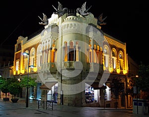 Ceuta by night. photo