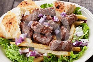 Cevapcici, bosnian minced meat kebab