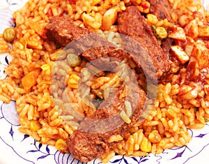 Cevapcici with rice