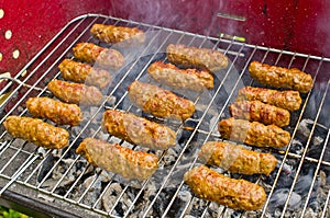 Cevapi on the BBQ