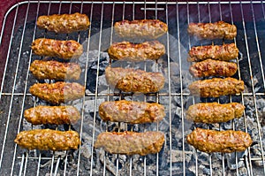 Cevapi on the BBQ