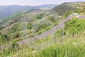 Cevennes countryside, France. The GR 70 and Robert Louis Stevenson