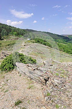 Cevennes countryside, France. The GR 70 and Robert Louis Stevenson