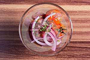 Ceviche tuna