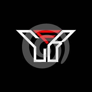 CFB letter logo creative design with vector graphic, CFB