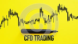 CFD trading Contracts For Difference is shown using the text photo
