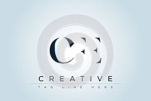 CFE abstract letter logo