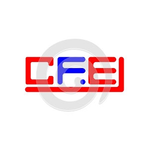 CFE letter logo creative design with vector graphic, CFE photo
